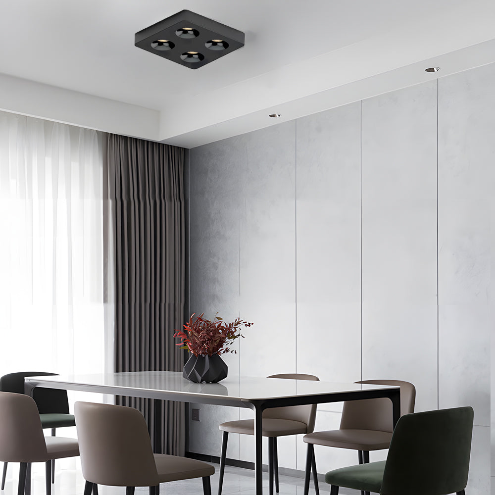 Square Led Anti Glare Flush Mount Ceiling Light