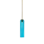 Sleek Tube Glass Pendant Light