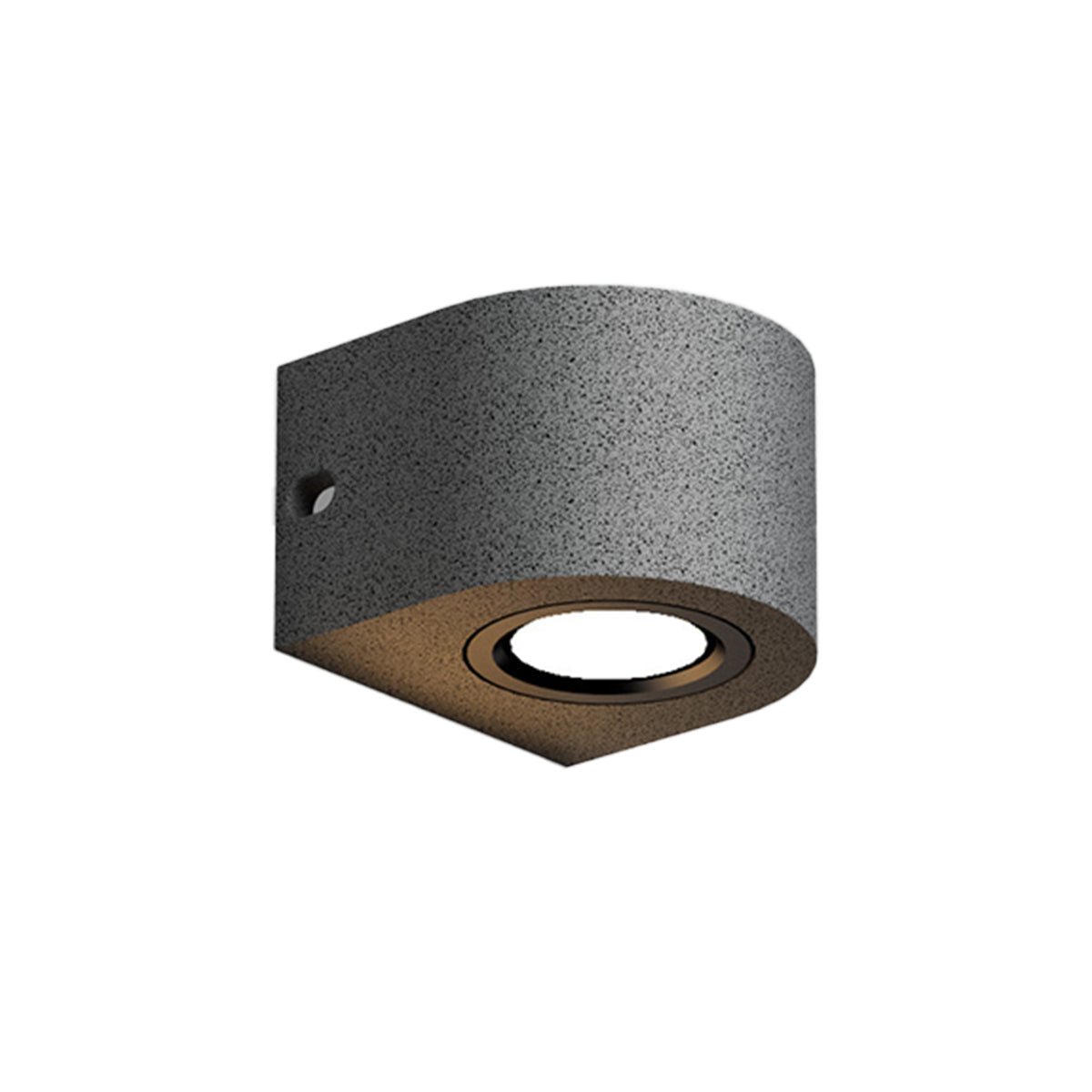 Terrazzo Outdoor Up and Down Wall Light in Black or White