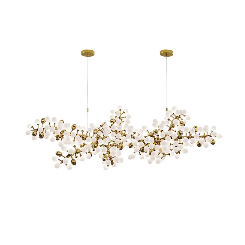 Selene Droplet Chandelier – Hand-Blown Murano Glass Pendant Light