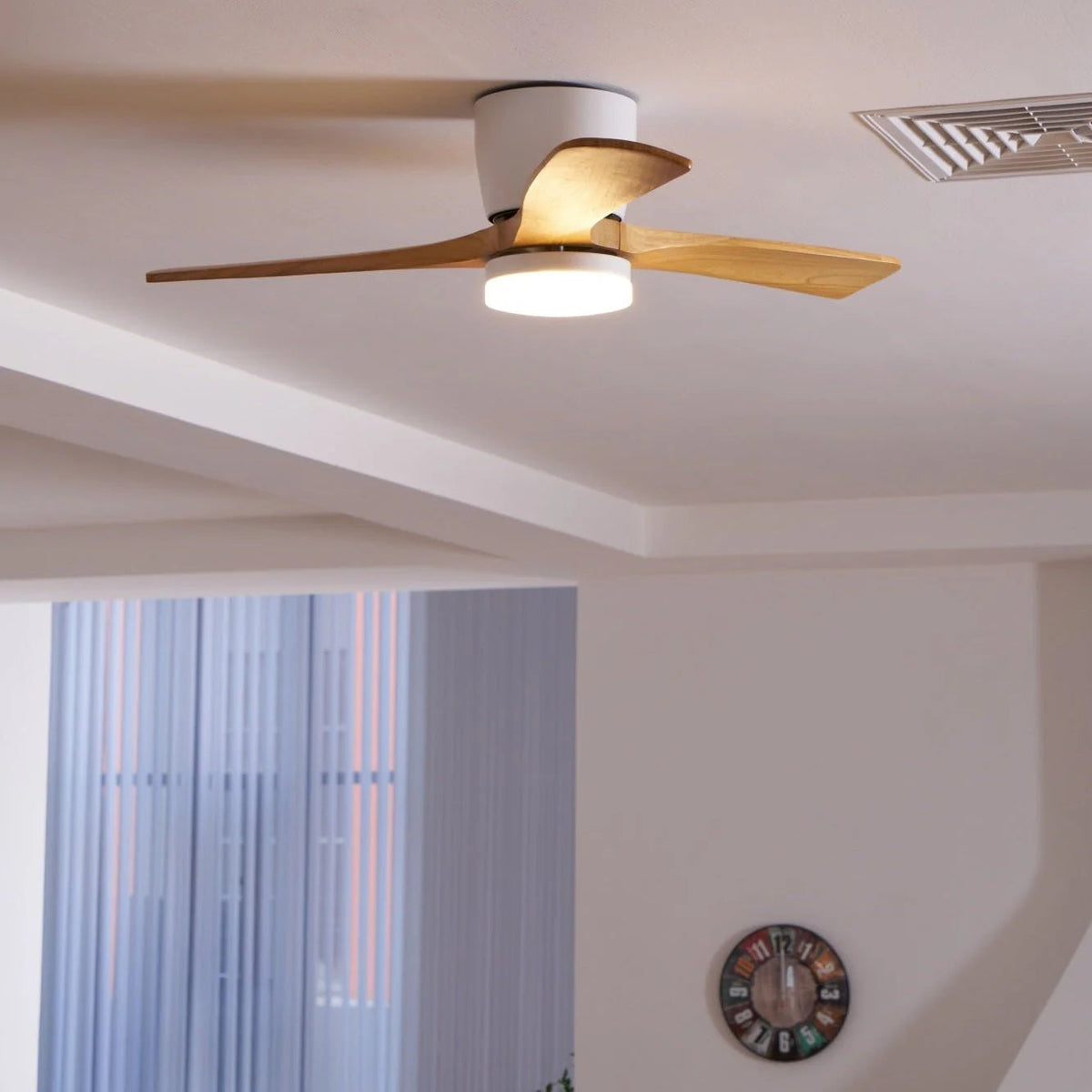 Woodaura Modern Ceiling Fan Light