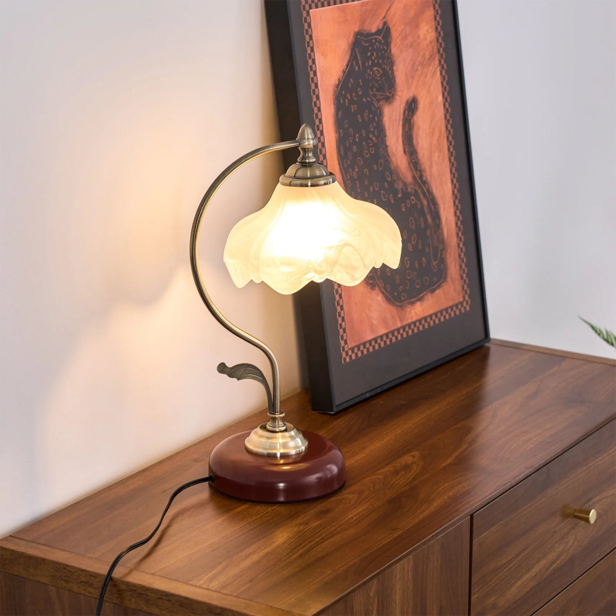 Vintage Verre Table Lamp