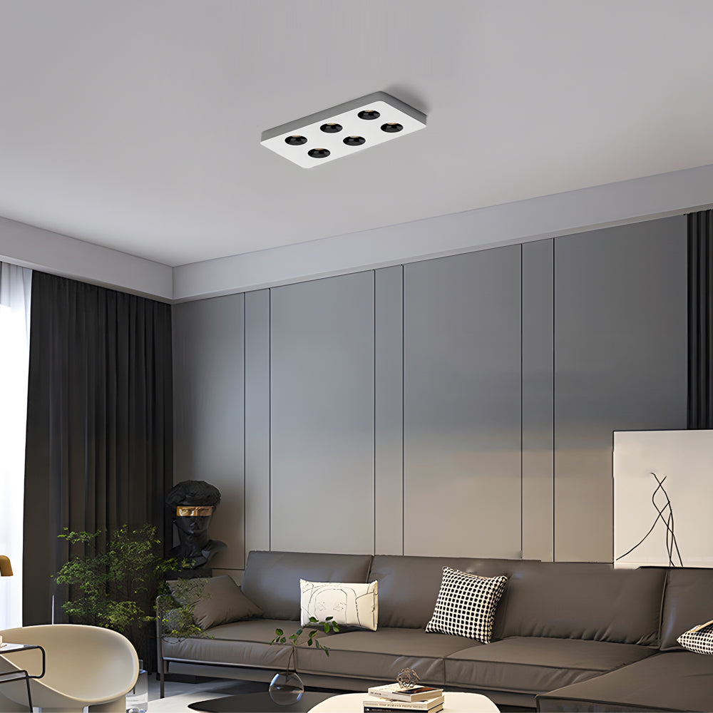 Square Led Anti Glare Flush Mount Ceiling Light