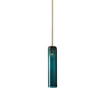 Sleek Tube Glass Pendant Light