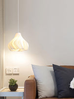 Sculptural 3D Printed Acrylic Pendant Light for Modern Interiors