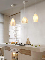 Sculptural 3D Printed Acrylic Pendant Light for Modern Interiors