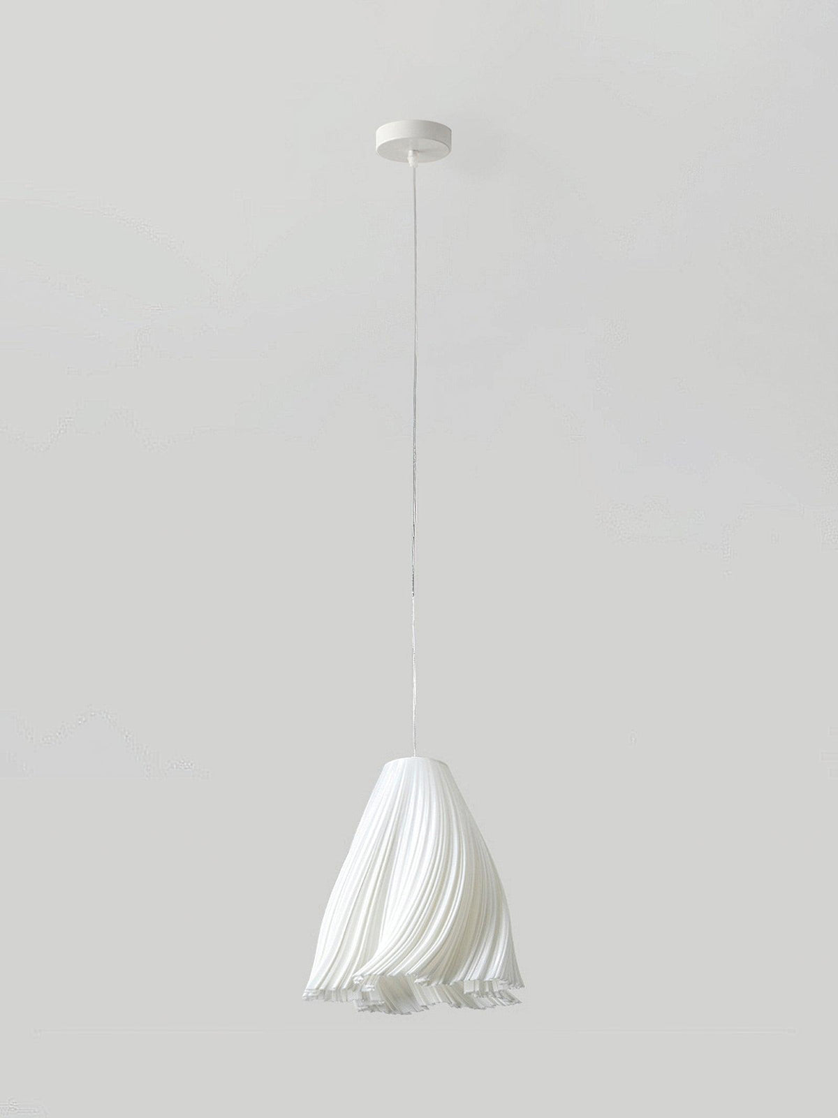Sculptural 3D Printed Acrylic Pendant Light for Modern Interiors