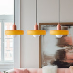 Three Head Bauhaus Style Minimalist Glass Pendant Light