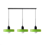Three Head Bauhaus Style Minimalist Glass Pendant Light