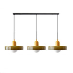 Three Head Bauhaus Style Minimalist Glass Pendant Light