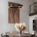 Modern C Shaped Pendant Light With Adjustable Height