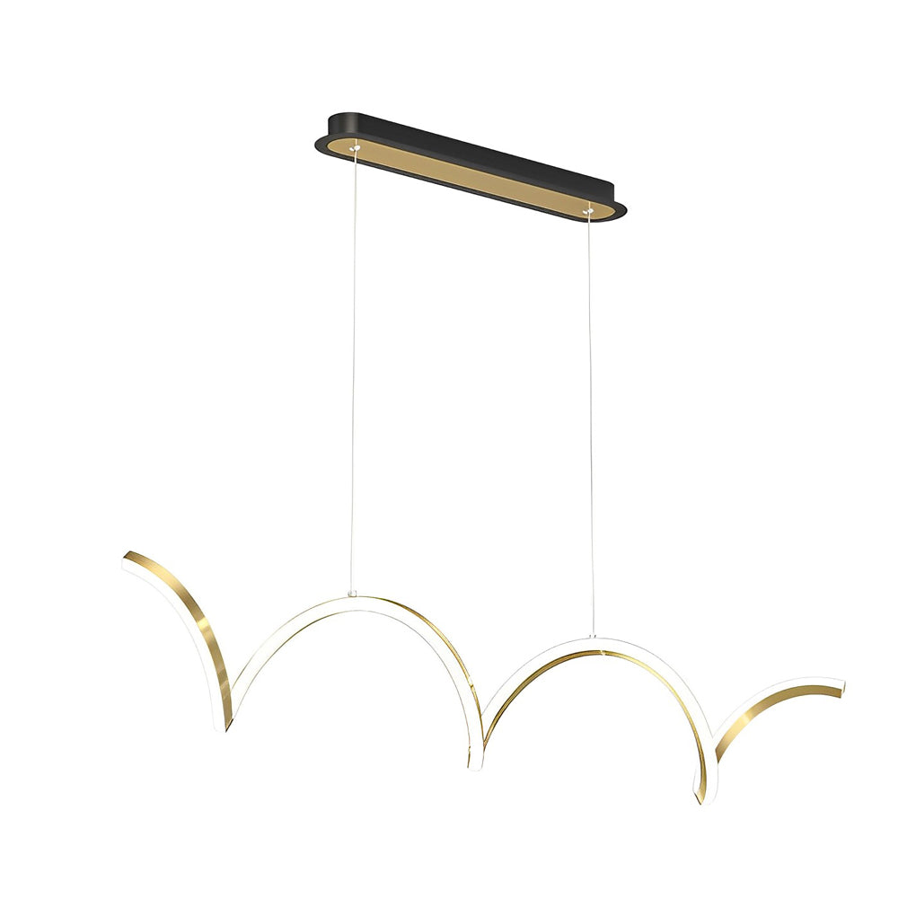Wave Minimalist Modern Chandelier Ha098582