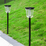 Solar-Powered Motion Sensor Lawn Lights, Set of Two – Modern Landscape Lighting