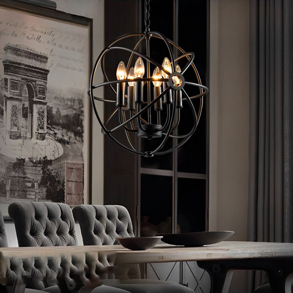Retro Birdcage Chandelier Ha084446