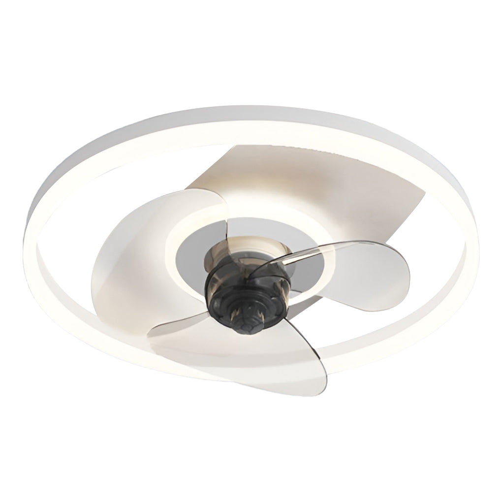 Circular Stepless Dimming Ceiling Fan Light