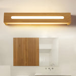Rectangular Wood Waterproof Led Nordic Wall Lamp