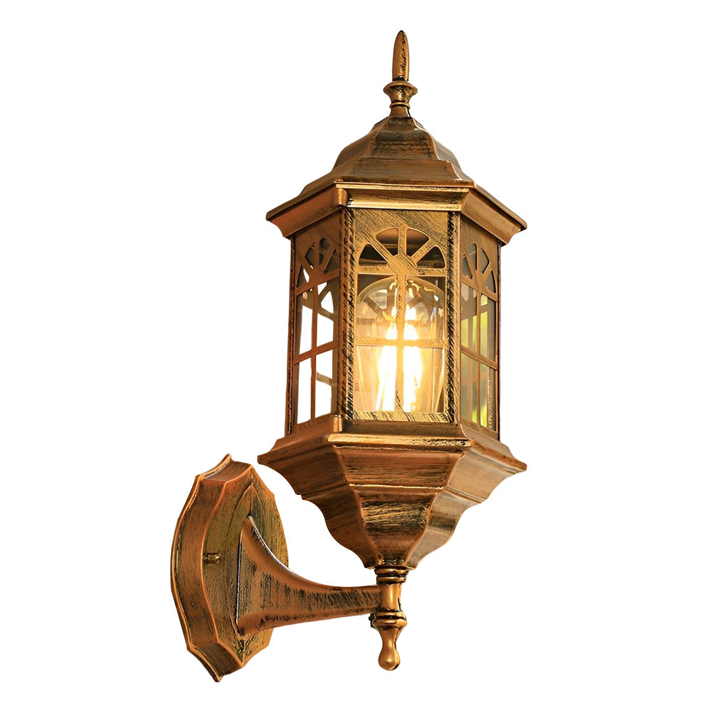 Glass European Style Outdoor Wall Lamp Li002333