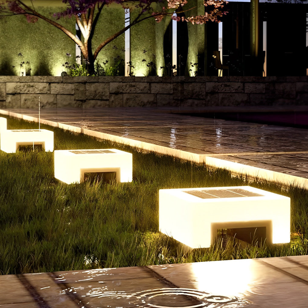 Square Solar Post Caps Light Ha091711