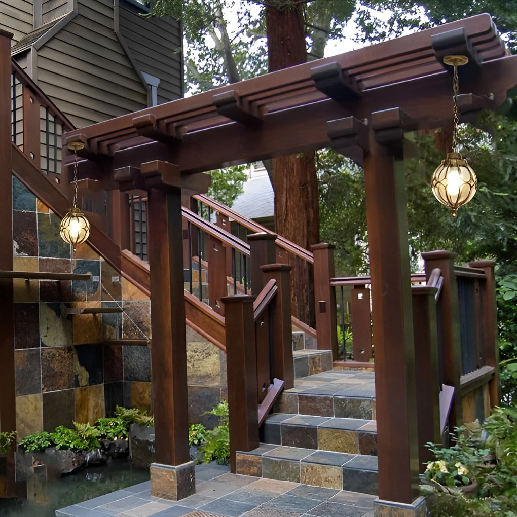 Ball American Style Outdoor Pendant Light Ha084368