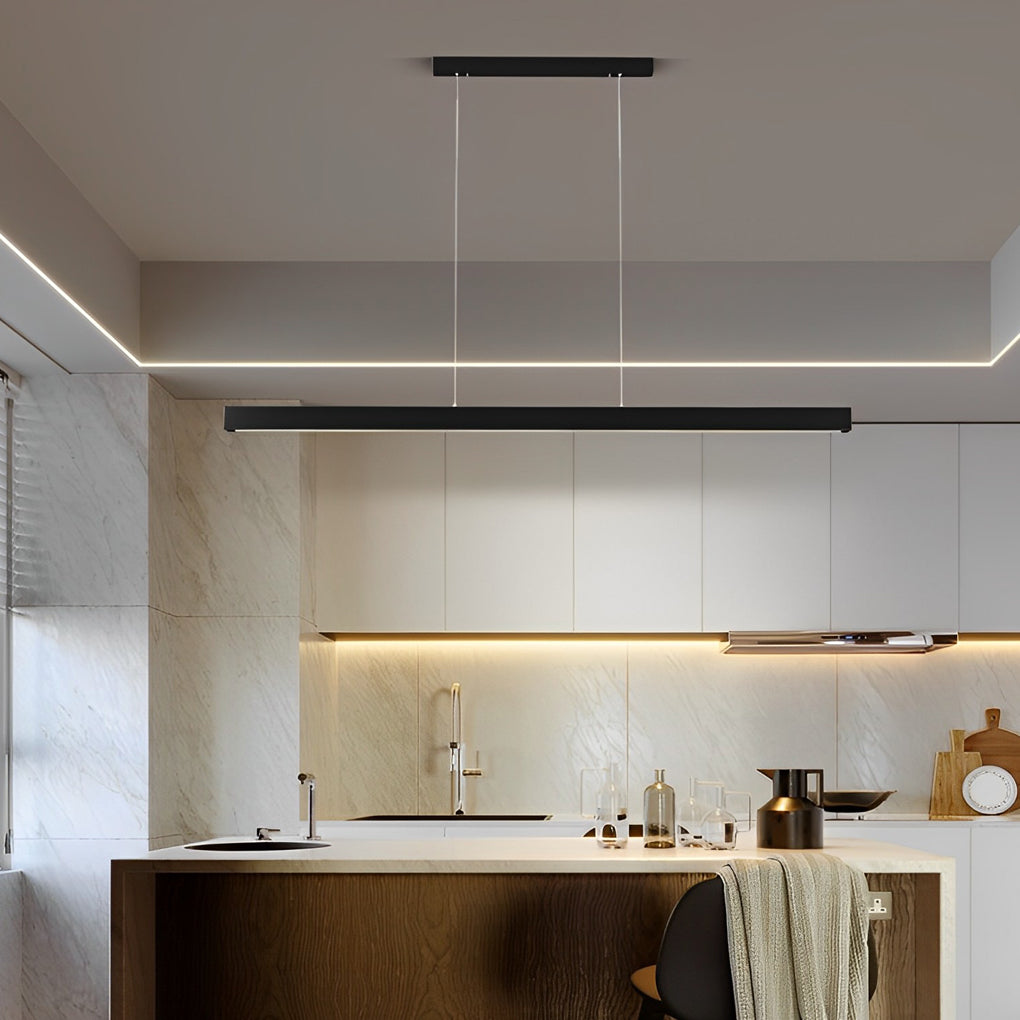 Strip Black Pendant Lights Ha077911
