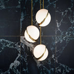 Round White Nordic Pendant Lights Ha075879