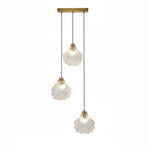 Shell Mini Pendant Light – Hand-Blown Glass & Brass