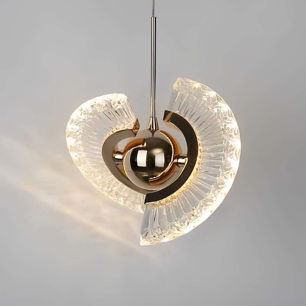 Lumina Circle Anodized Acrylic LED Pendant Light for Modern Interiors