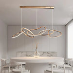 Irregular Chainlink Modern Chandeliers Ha091639