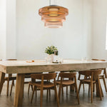 Bauhaus Style Glass Pendant Light