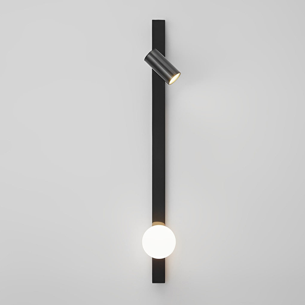 Long Strip Wall Lamp With Adjustable Spotlight Ha083346