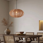 Retro Lantern Hemp Ropes Hardware Japanese Wabi Sabi Style Chandelier