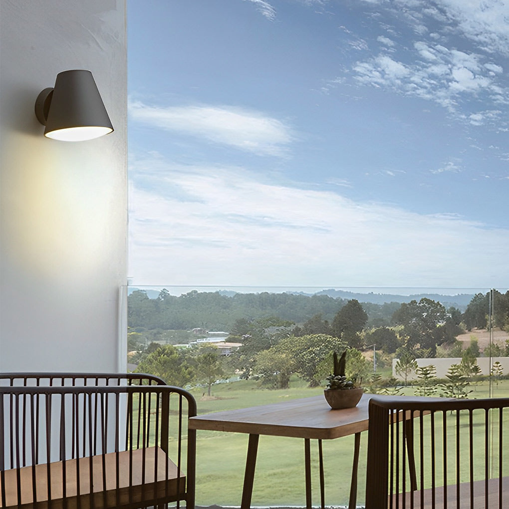 Cone Shape Outdoor Wall Lamp Ha083058