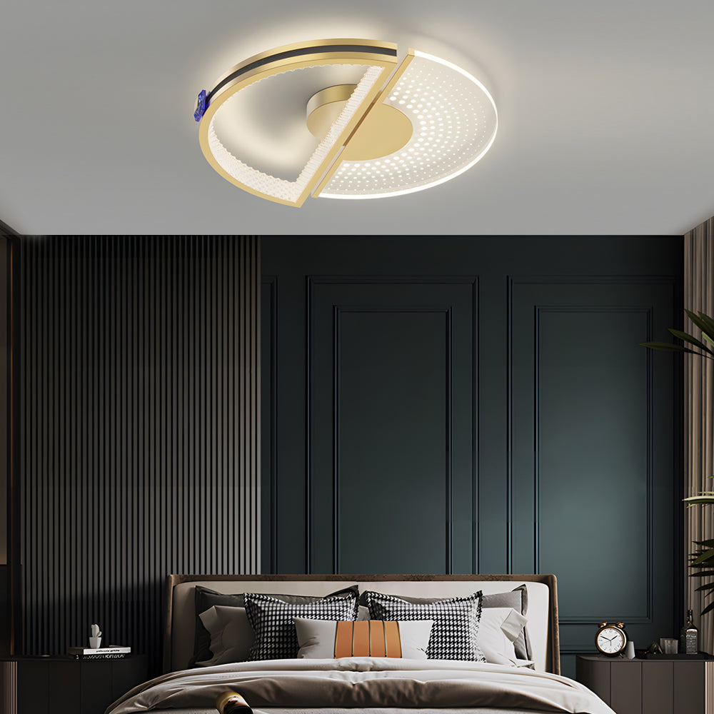 Round Personalized Three Step Dimming Led Modern Ceiling Lights Fixture