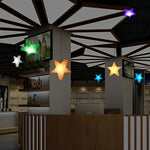LED Star Ornament Lights – Modern Rechargeable Holiday Decor