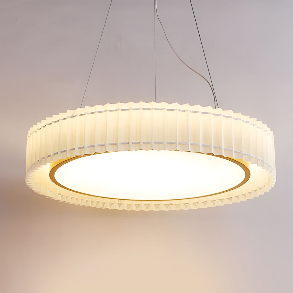 Circular Pleated Nordic Ceiling Light Li001940