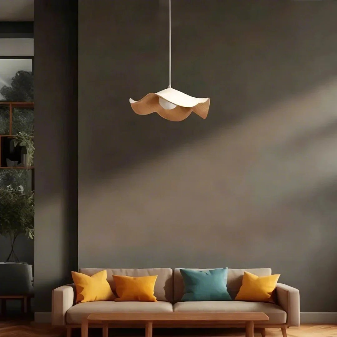 Unique Wooden Pendant Lamp