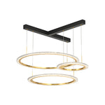 2 3 Rings Three Step Dimming Creative Modern Ceiling Lights Fixture Chandelier