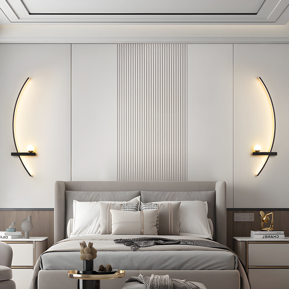 21 Curved Strip 3 Step Dimming Led Wall Sconce Lighting Wall Lamp