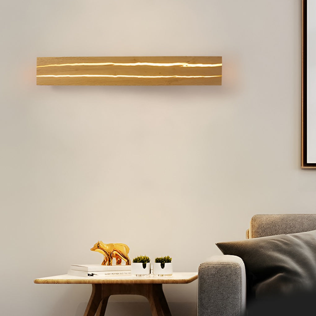 Adjustable Rectangular Three Step Dimming Led Modern Wall Lamp