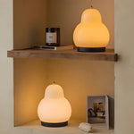 Glass Pear Led Table Ambient Lamp With Touch Switch