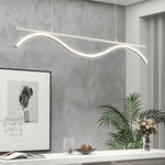 Linear Wave Design Led 1 Light Island Light 47 L