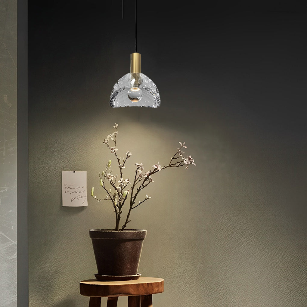 Crystal Shade Led Pendant Light Li002466