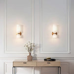 Double Head Glass Wall Light
