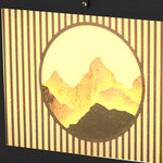 Mountain Scenery Solar Post Caps Light Ha085041