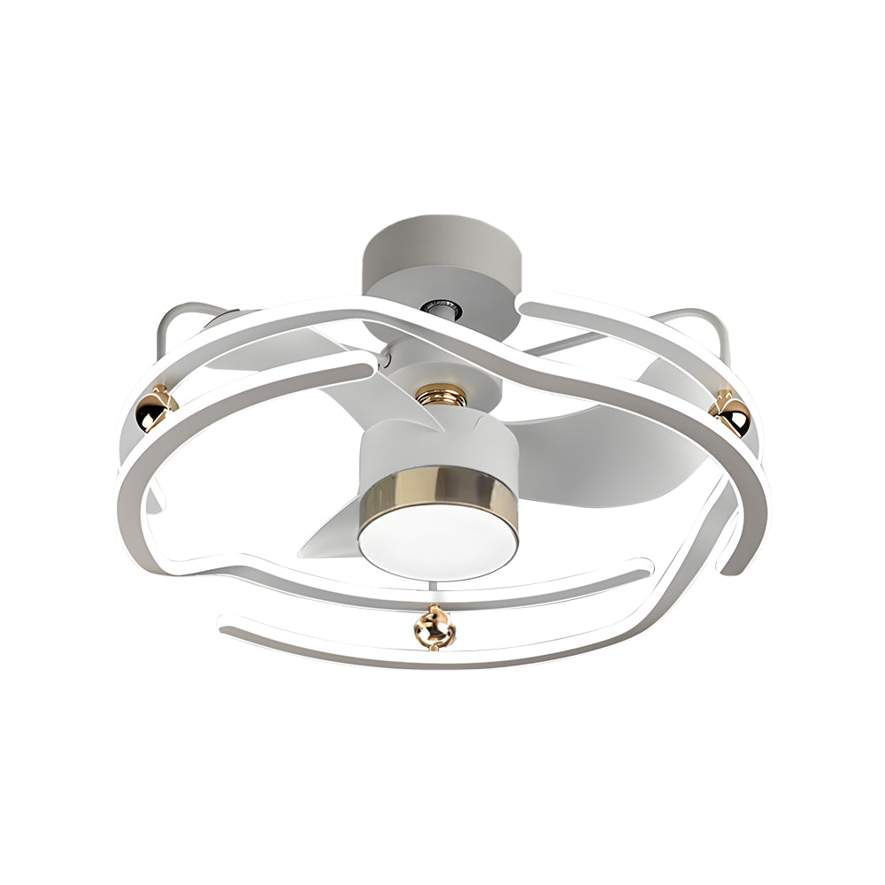 23 6 Low Profile Ceiling Fan With Dimmable Light And Remote