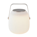Aria Portable Solar Lantern with Remote – Modern Waterproof Table Lamp for Patio & Garden