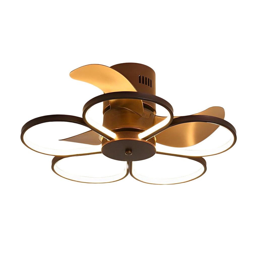 Flowers Bladeless Ceiling Fans Lamp Ha082428