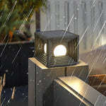 Square Solar Fence Post Light Ha092534