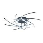 Personality Lines Led Dimmable With Remote Control Modern Ceiling Light Fixture Li002744