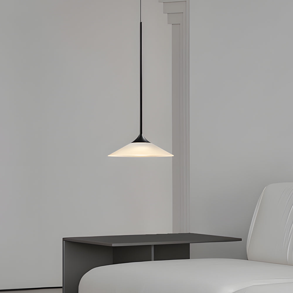 1 Light 5W Led Mini Cone Pendant Light With Acrylic Shade